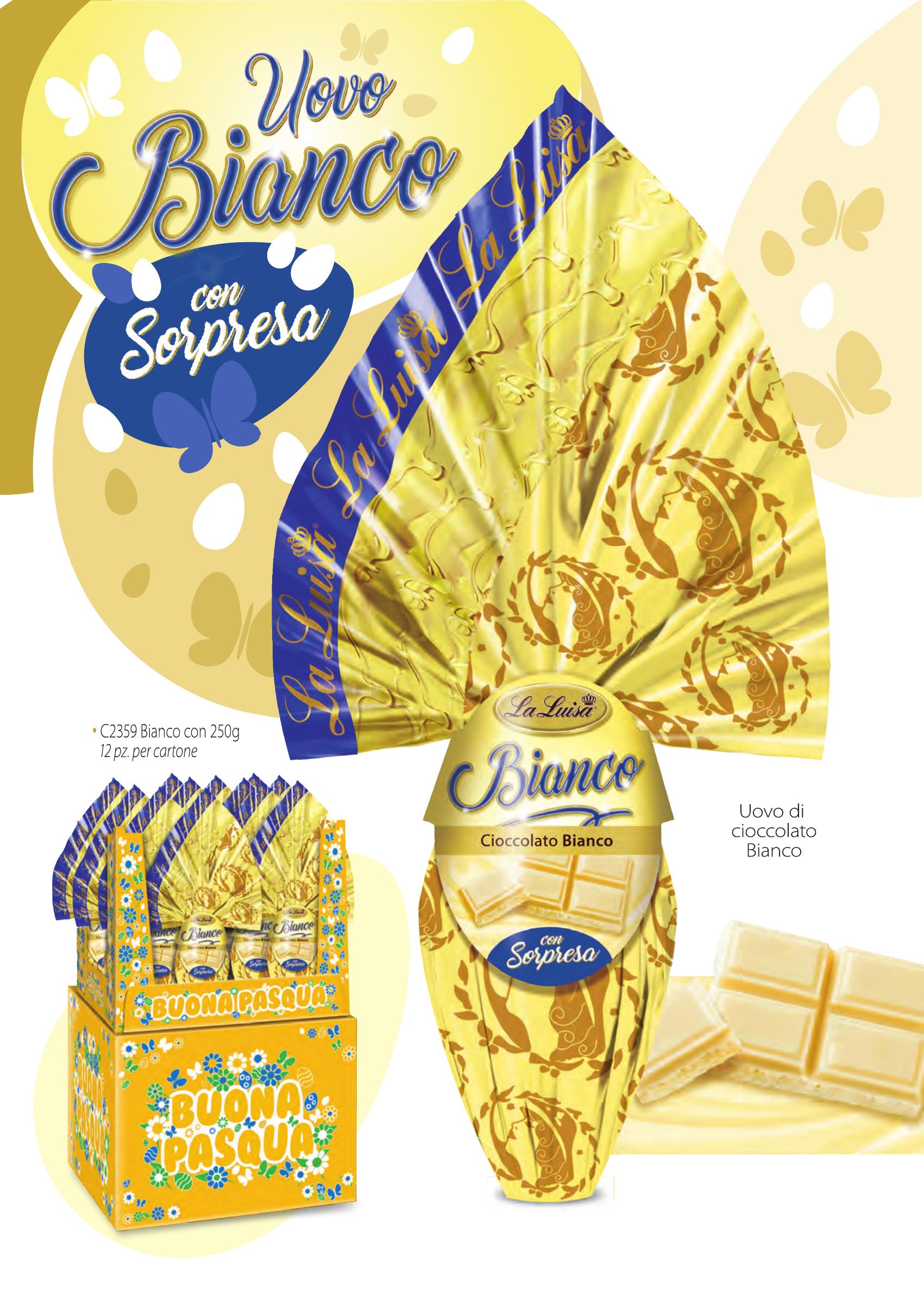 Uovo Bianco Cioccolato Bianco La Luisa