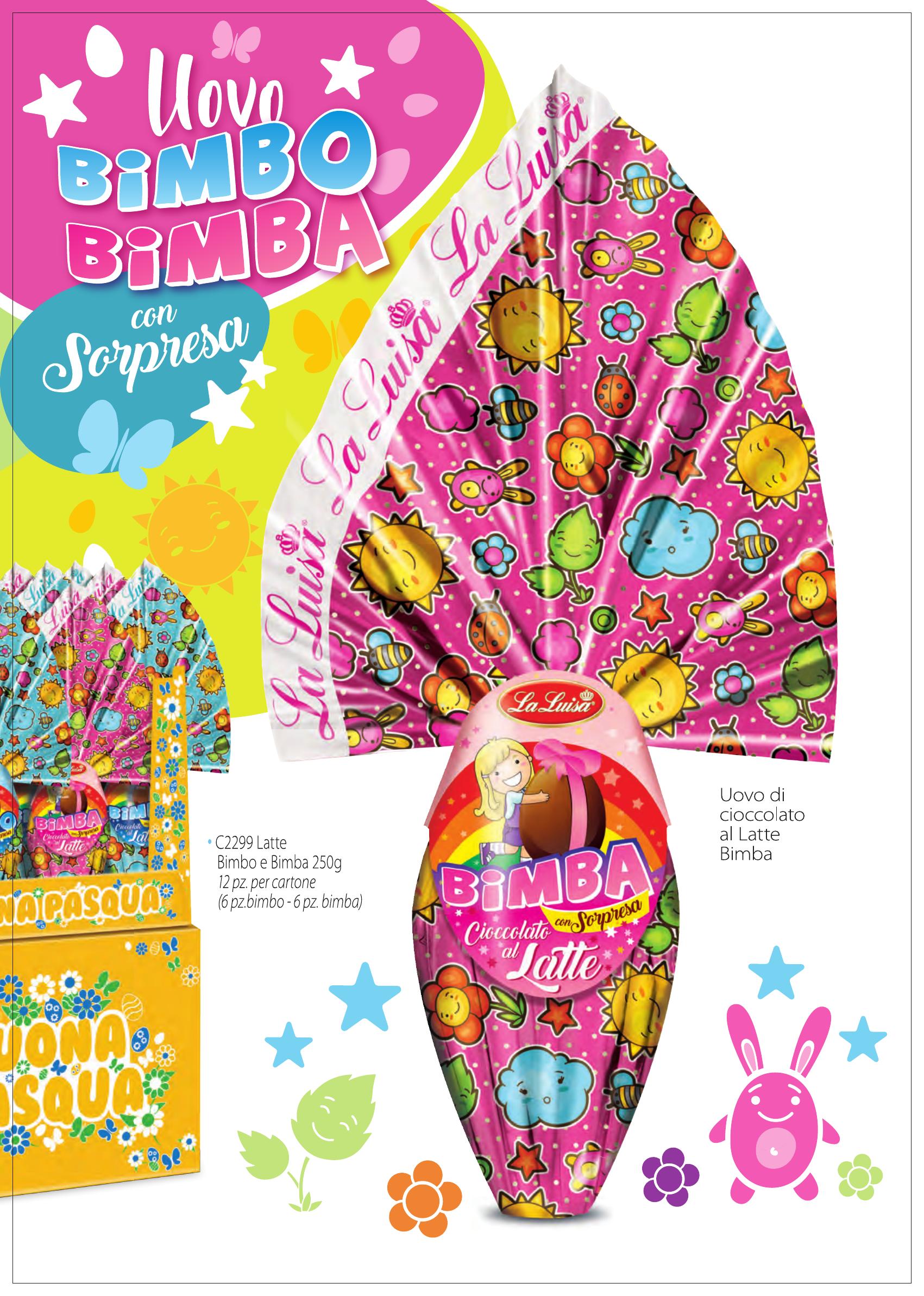 Uovo Bimbo e Bimba 250g Cioccolato al Latte La Luisa