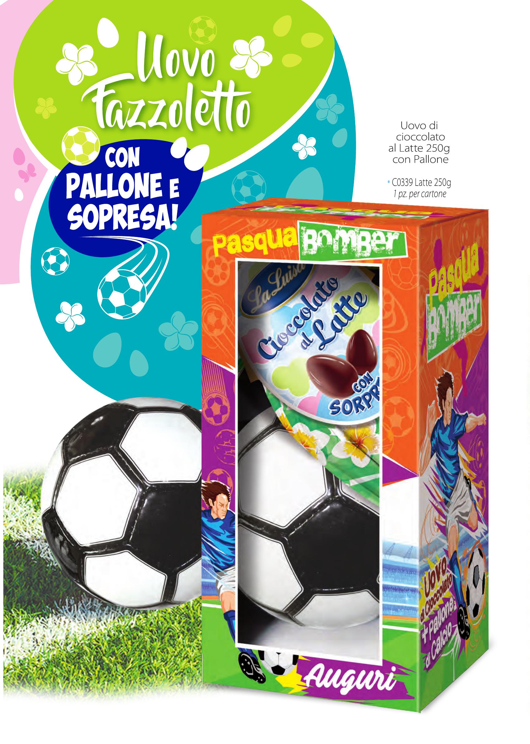 Uovo Pasqua Bomber con Pallone La Luisa