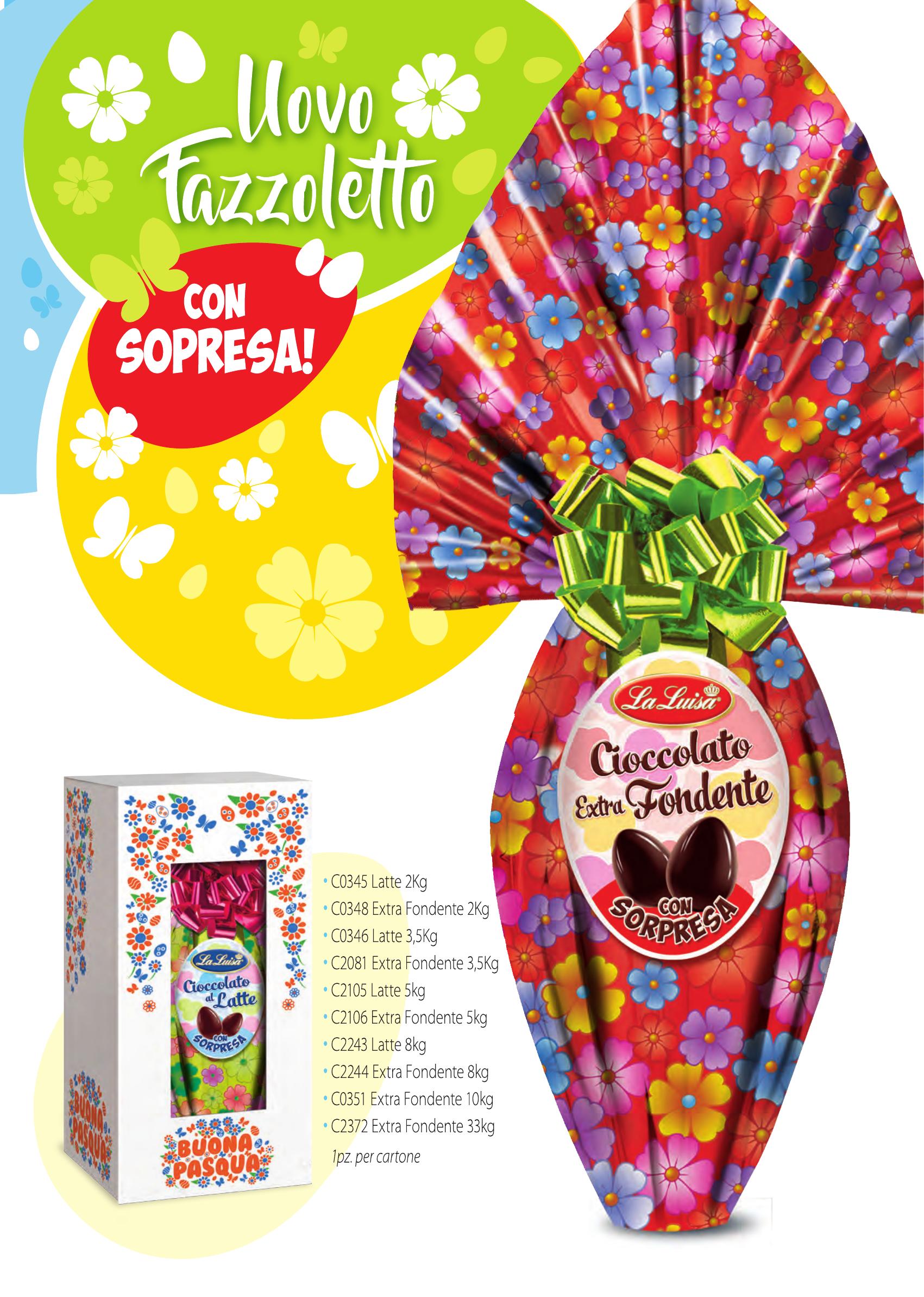 Uovo Fazzoletto Gigante 2kg-33kg La Luisa