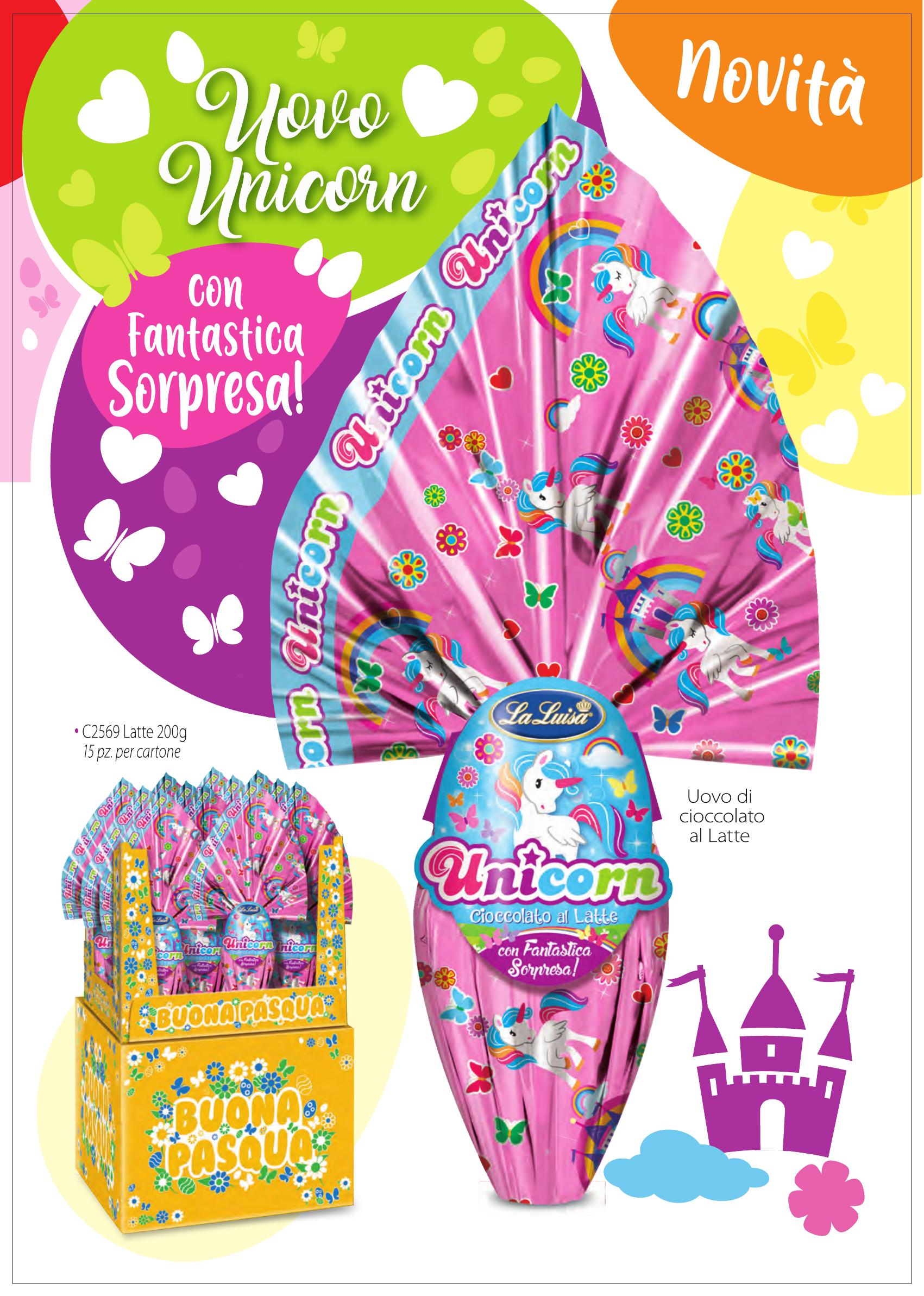 Uovo Unicorn Cioccolato al Latte La Luisa — Novità