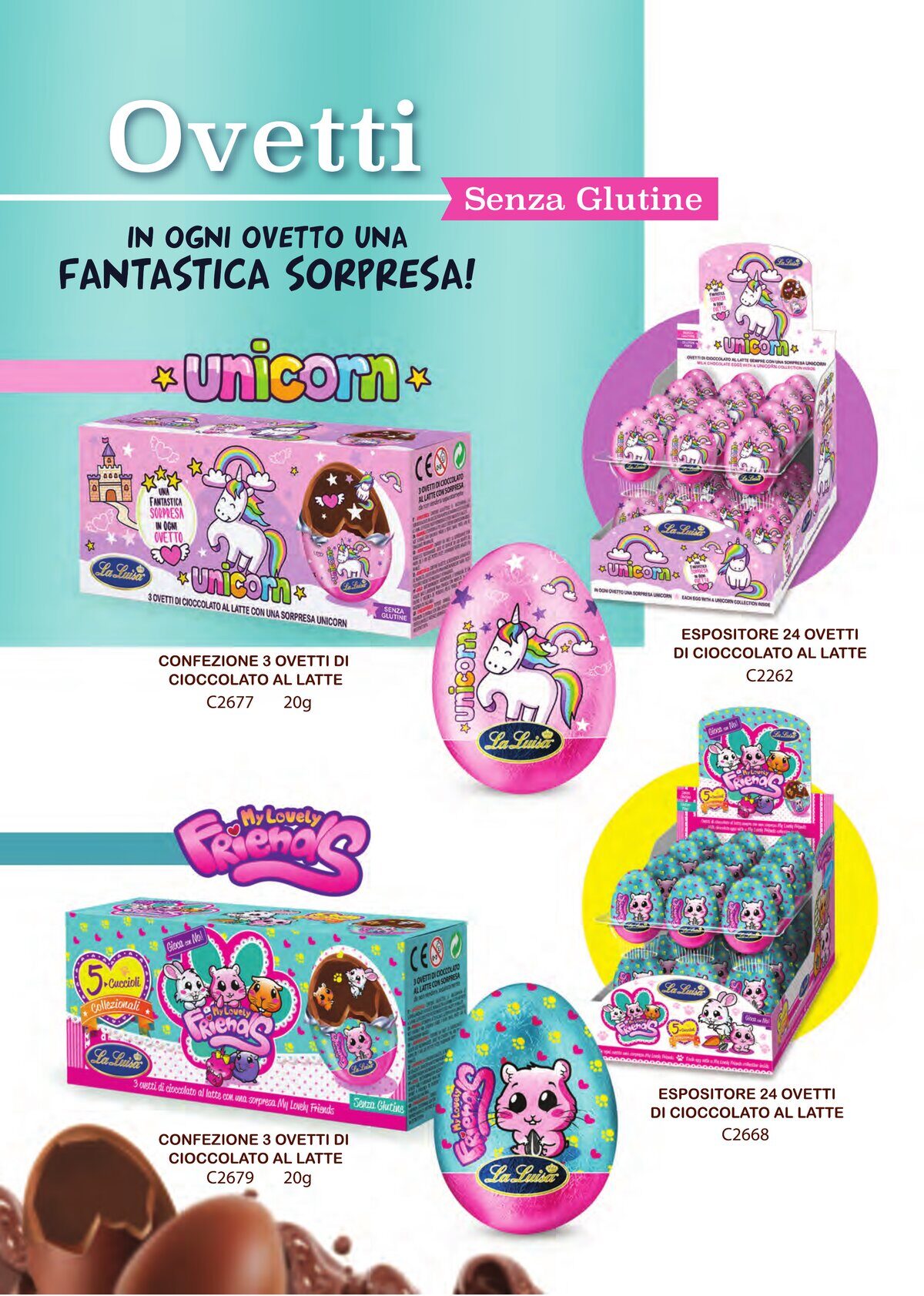 Ovetti Unicorn e My Lovely Friends La Luisa