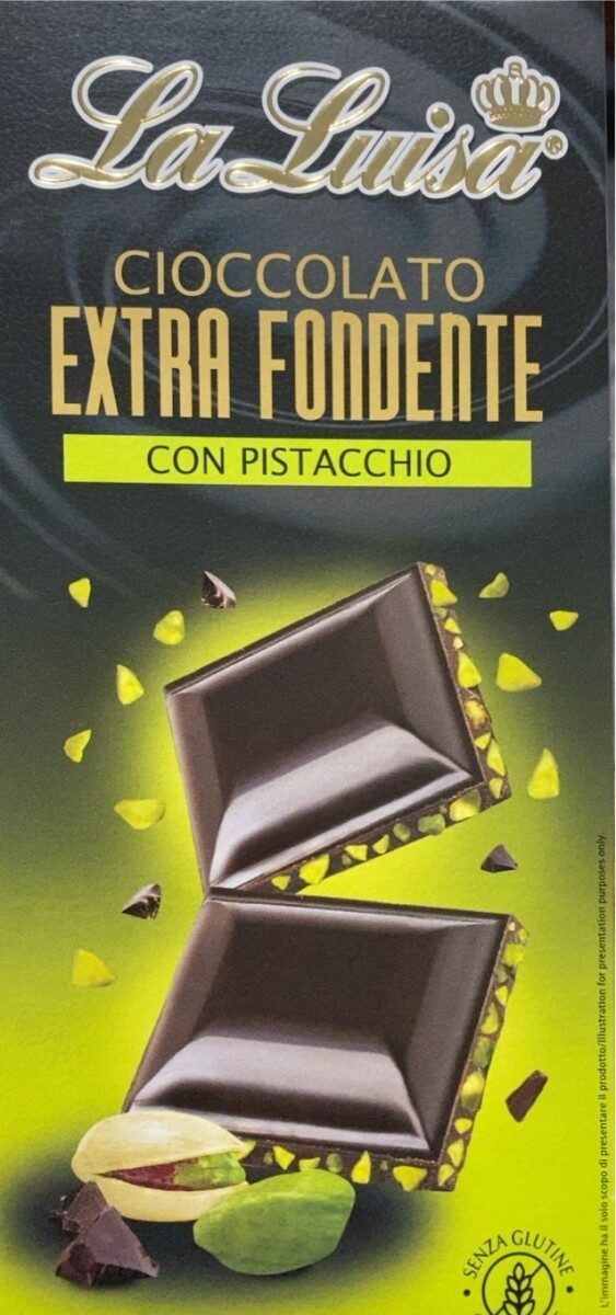 Ciocolată Extra Fondente cu Fistic La Luisa