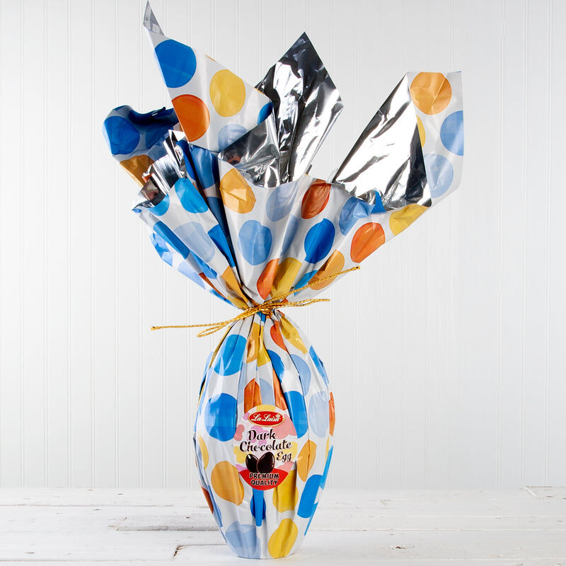 Dark Chocolate Egg Blue La Luisa